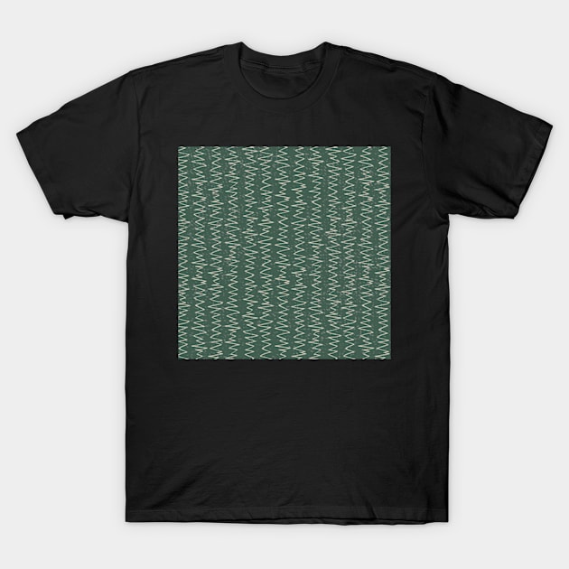 Jade Green Textured T-Shirt by FrancesPoff